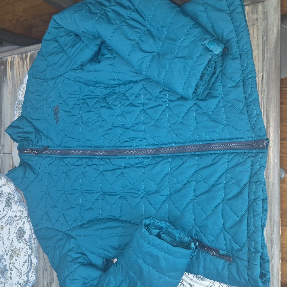 Women's Teal Quilted Jacket